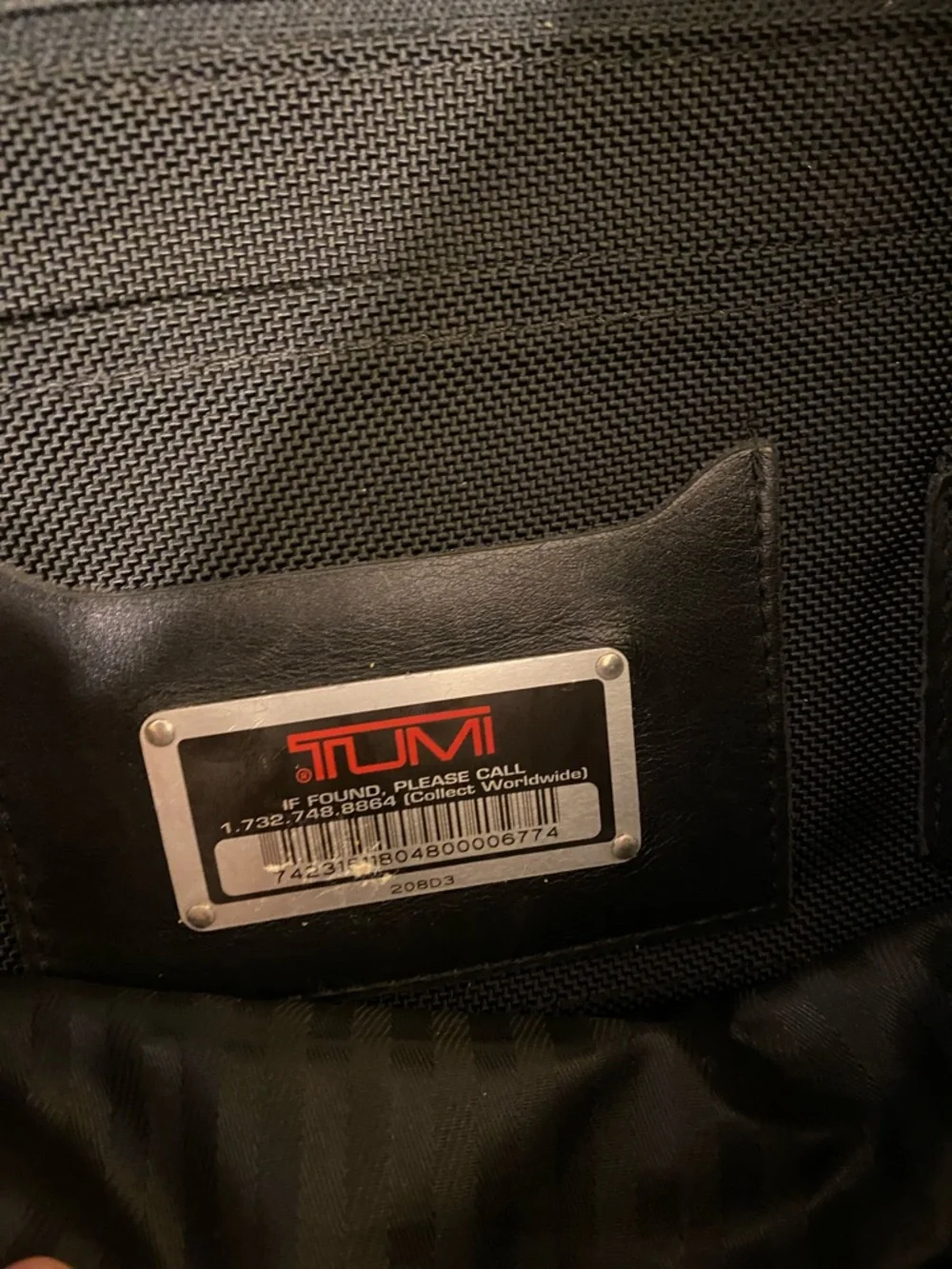 TUMI Black Men’s Messenger Briefcase